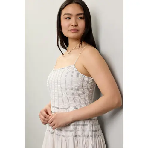 Saylor Adalene Midi Dress Pinstripe Sun Dress Sundress Size XL Preppy