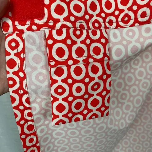 Ripskirt Hawaii Red&White Circle Print Mini Skirt Sz.S Red