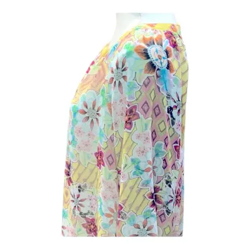 NEW DIRECTIONS Multi Colored
Pastel Floral Tunic size M Yellow Size M