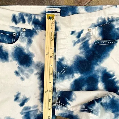 Westbound Petites High Rise Fit Capri Tye Dye Jeans 14P