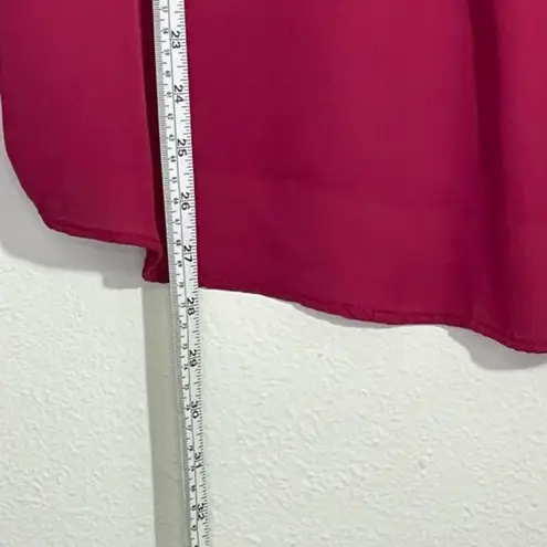 About A Girl Burgundy V Neck Relaxed Blouse Size 1X