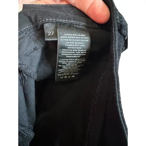 J Brand  Black Velvet High‎ Rise Skinny Pants Size 27 Soft Comfortable