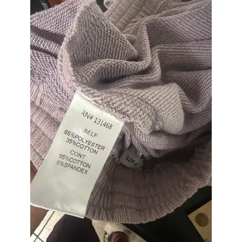 Fate Purple Wide Leg Activewear Sweatpants Size Small Pockets Streetwear Boho