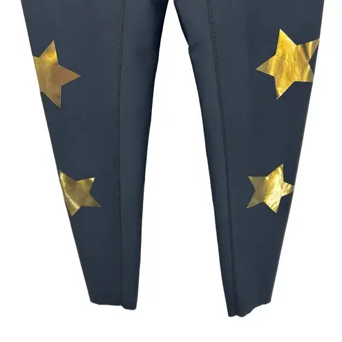 Ultracor Lux Knockout Star-Print Ankle Leggings Black Gold Size Small