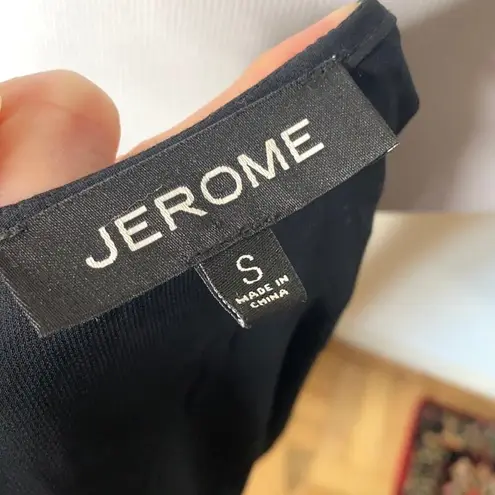 Jerome Black Beaded Open Front Y2K Jacket