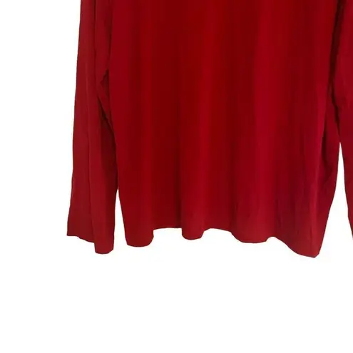 Chico's Chico’s red turtle neck long sleeve size 3 = Large