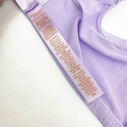 Savage X Fenty Shining Star Embroidered Lace Unlined Demi Bra