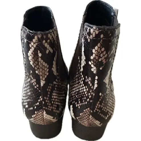 Alex Marie Gloriane Snake Print Ankle Booties – Size 6M New