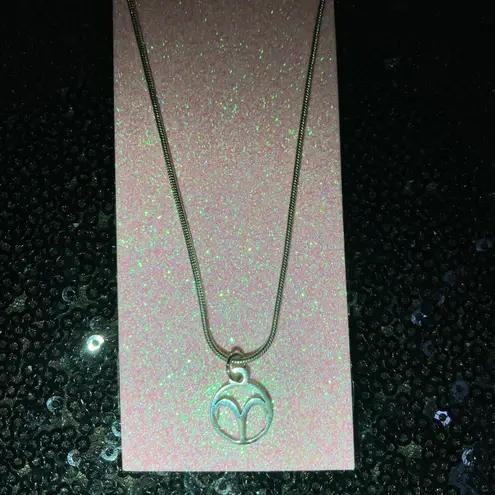 Boutique NEW Aries Sign Necklace Zodiac Horoscope Astrology Cosmic Birthday Sign Egirl