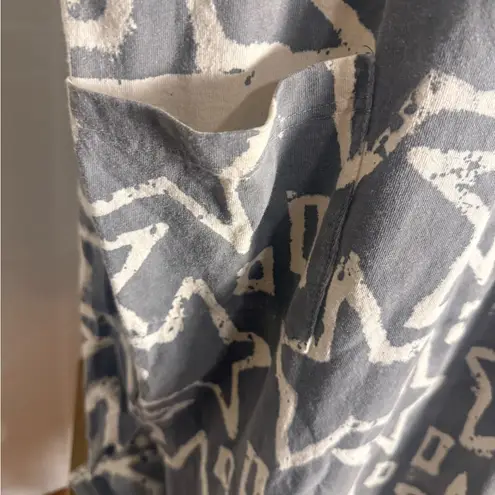 Art to Wear Lurdes Bergada Star Print Maxi Dress L/XL Gray Pink Shoe Size undefined