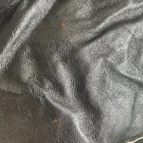 Elliot Luca Elliott Luca Silver Pewter Metallic Leather Drawstring Large Bucket Bag