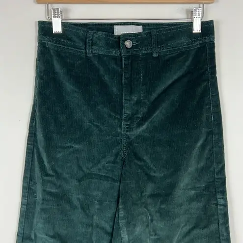 Everlane NWOT  The Corduroy Wide Leg Pants Green Size 4