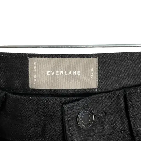 Everlane  High Rise Ankle Black Jeans