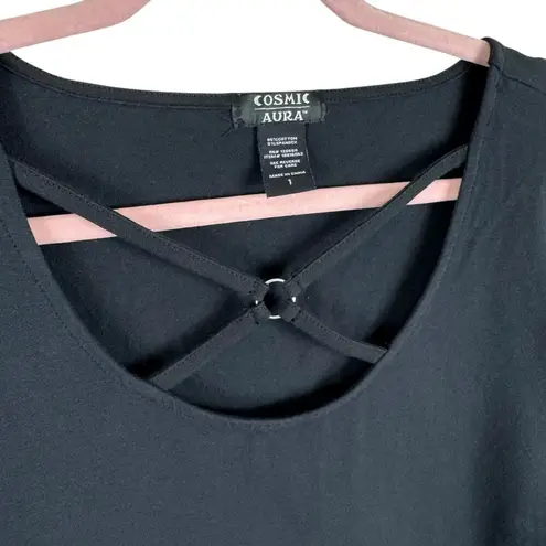 Cosmic Aura Hot Topic HT Black Long Sleeve Cotton O