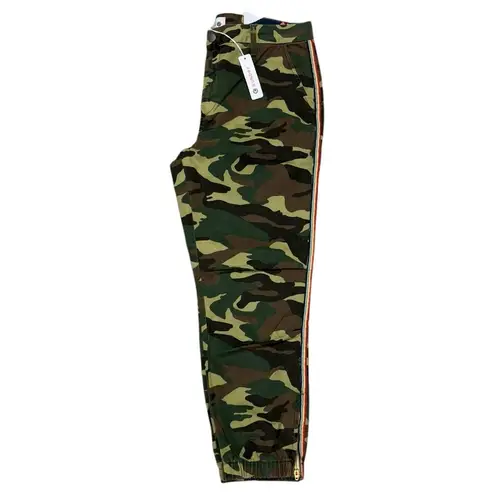 Sundry Camo Pants with Rainbow Stripe Accents Size 30 NWT Lightweight Summer