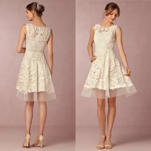 BHLDN Pankaj Nidhi Bridal Lace Kiara Dress Size 4 NWOT White 275 38 Off Retail From Tinnie