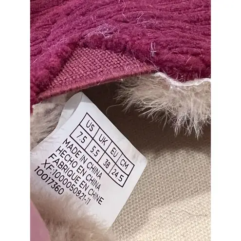 Toms  Slip On Sneakers Shoes Casual size 7.5 Alpargata Cupsole Fur 10013515‎