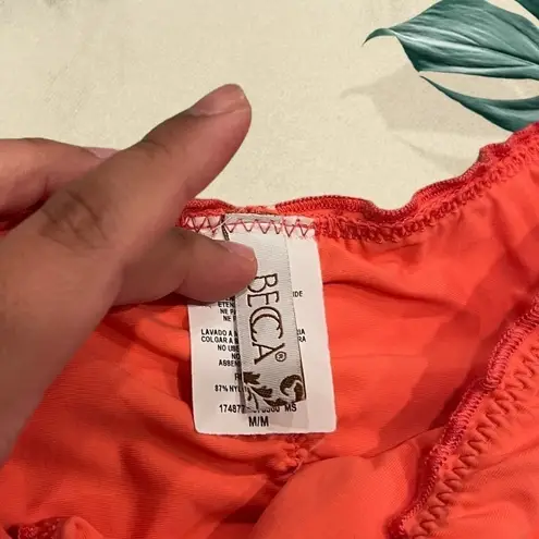 Becca Orange Bikini 2 piece set size S/M