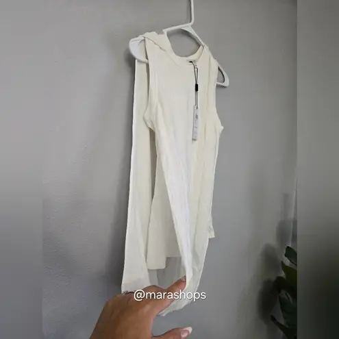 Reiss Elva Draped Layered Top Ivory