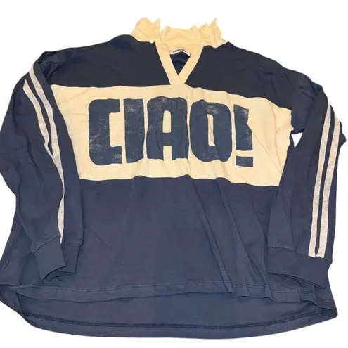 Daydreamer Ciao! Rugby Long Sleeve Sweatshirt Size M New w/o Tag MSRP $175