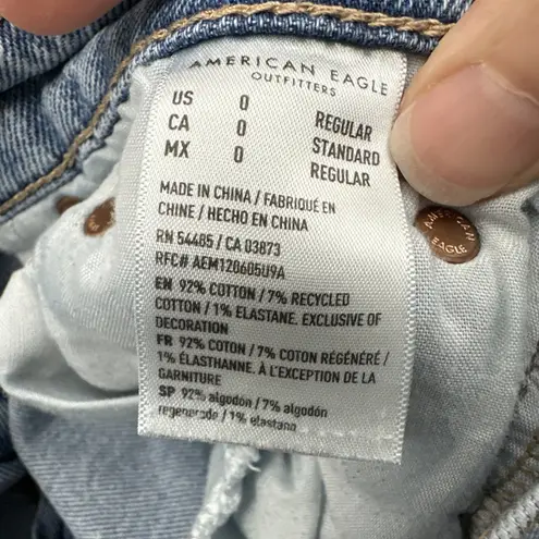 American Eagle  90s Bootcut Jeans Mid Rise Boho Retro Stretch Women's 0 x 30