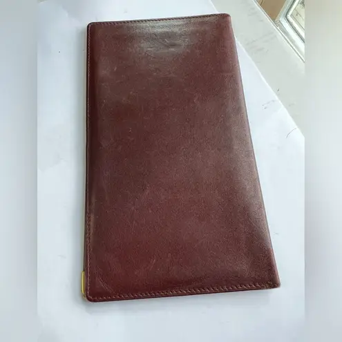 Cartier Wallet With Gold Trim