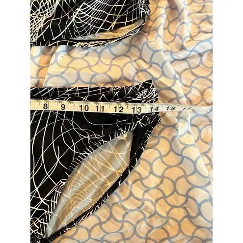 Skirt Sports Skort Tank And Bottom Ladies Size Small Black White Geometric Print