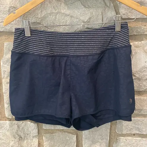 Athletic Shorts & Sport Athletic Bra SET Blue & Gray S 38D