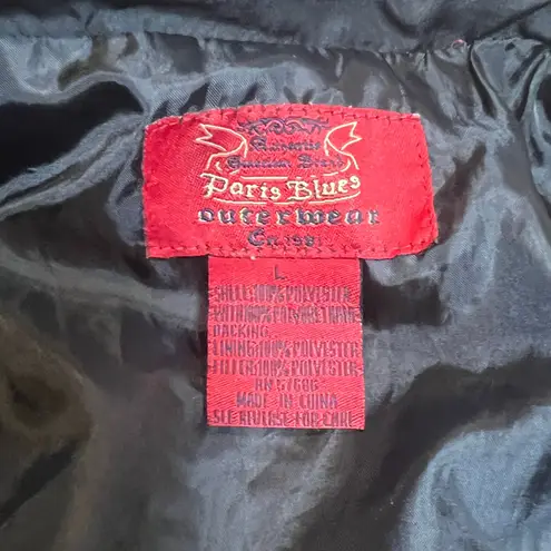 Paris Blues Black Lightweight Vintage Jacket Women's Large