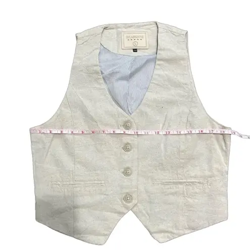 BLANK NYC [] NWT! Bleached Sand Women’s Vest - Size Large