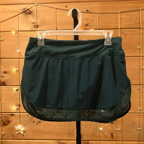 Lululemon  Hotty Hot Skirt Deep Green Size 6