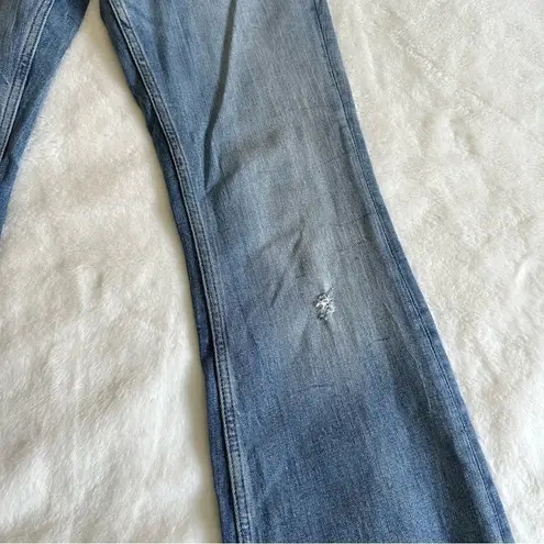 ZARA  Light Wash High Rise Flare Jeans Women's Size 4