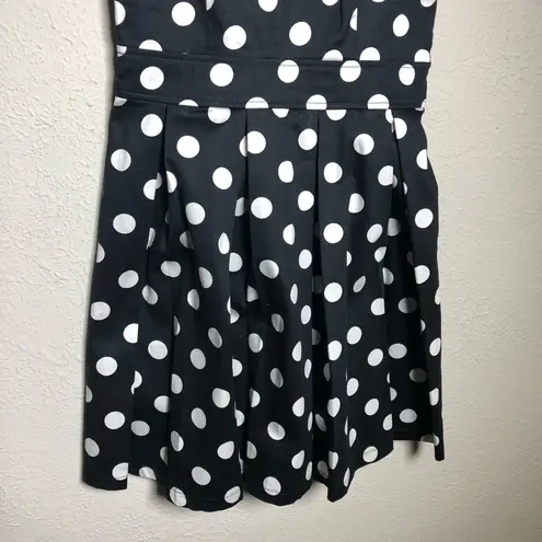 Marilyn Monroe  Black/White Polka Dot A Line Dress