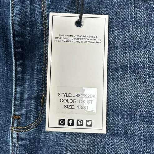 Judy Blue NEW Jeans Womens 13/31 Stretch Straight Fit High Waist Medium Wash