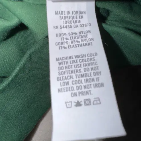 Aerie Green Twist Front Crop Top