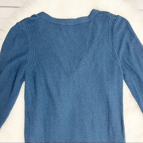 Free People  Navy Tunic Sweater