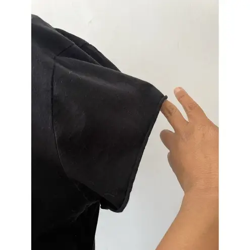 Jw Jonny Was Los Angeles The Horgan Black Freedom Flower Embroidered Tee Large