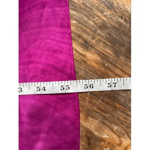 80s VTGMs. B Pink Satin Maxi Slip Dress Floral Applique Lingerie Nightgown S/M Size undefined