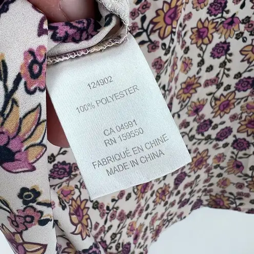 Carolina belle Women's Ribbed Cuffs Ruffled Neckline With Rear Keyhole Back Size