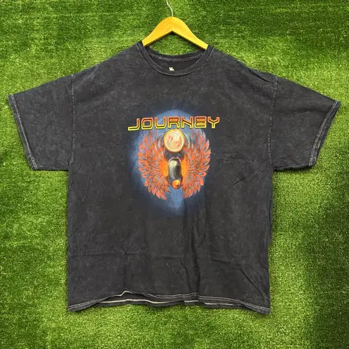 Journey Captured Album Rock Band Mineral Wash T-Shirt Size Extra Large