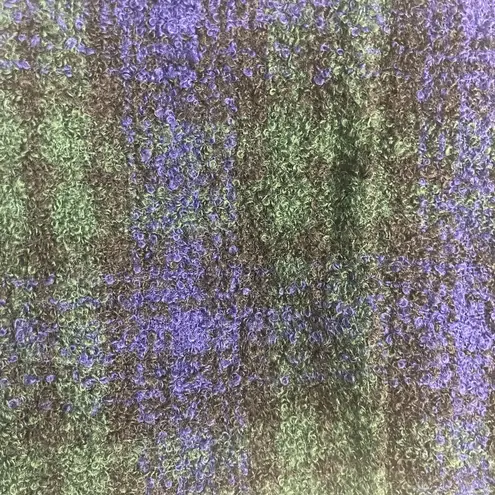 Ellen Tracy Vintage Linda Allard 90s Blue and Green Plaid Cropped Wool Blazer 8