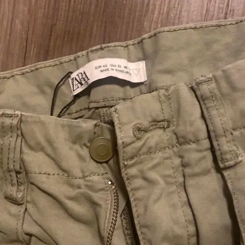 ZARA jean cargo khaki