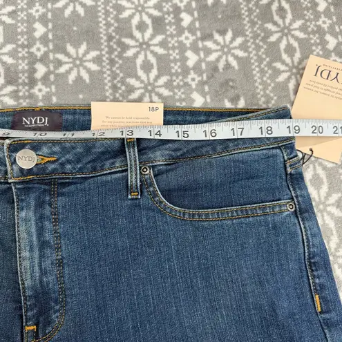 NYDJ NWT Barbara Bootcut Jeans Medium Wash Size 18 Petite
