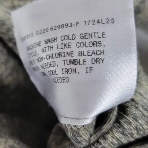 Fortune + Ivy Womens Top Size M Heather Gray Stitch Fix Cinched Long Sleeve