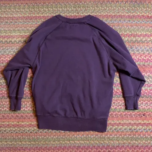 Aerie  MAROON FLEECE LINED LONG FIT SWEATSHIRT