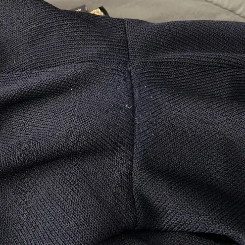 St. John Knit Pant Wide Leg Blue Size 10