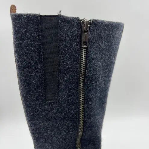 Caterpillar Ceil Boots Waterproof Leather Wool Gray