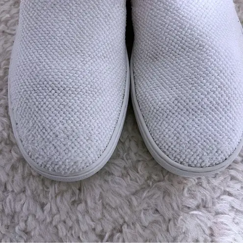 Rothy's Rothy’s Original Slip On Sneaker White Terry Comfort Shoes Women’s Size 7