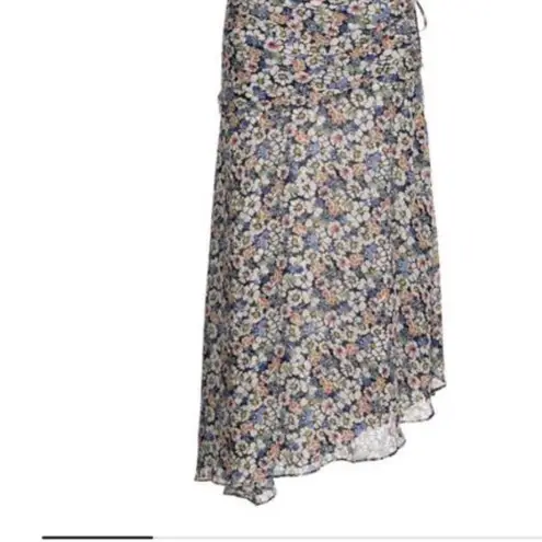 Veronica Beard New! Lucien Silk Floral Midi-Skirt Sz 0 $498