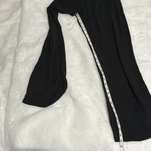 Bobeau Bebop Medium Black Wide Leg Flowy gauze Pants